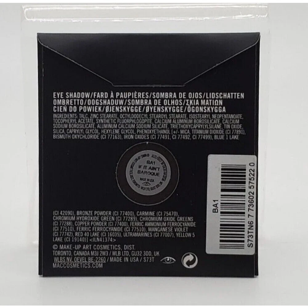 MAC IF IT AIN'T BAROQUE Eye Shadow ~Gold Sparkle Frost ~ Pro Palette Pan Refill